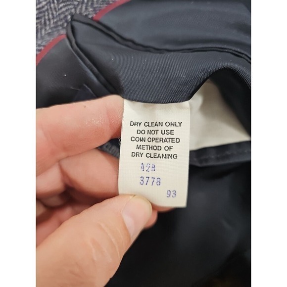 Vintage Hunt Valley Men's 42R Pure Wool Tweed Jacket Coat - Picture 7 of 9